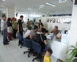 Suasana pelayanan Di UPPD Gambir